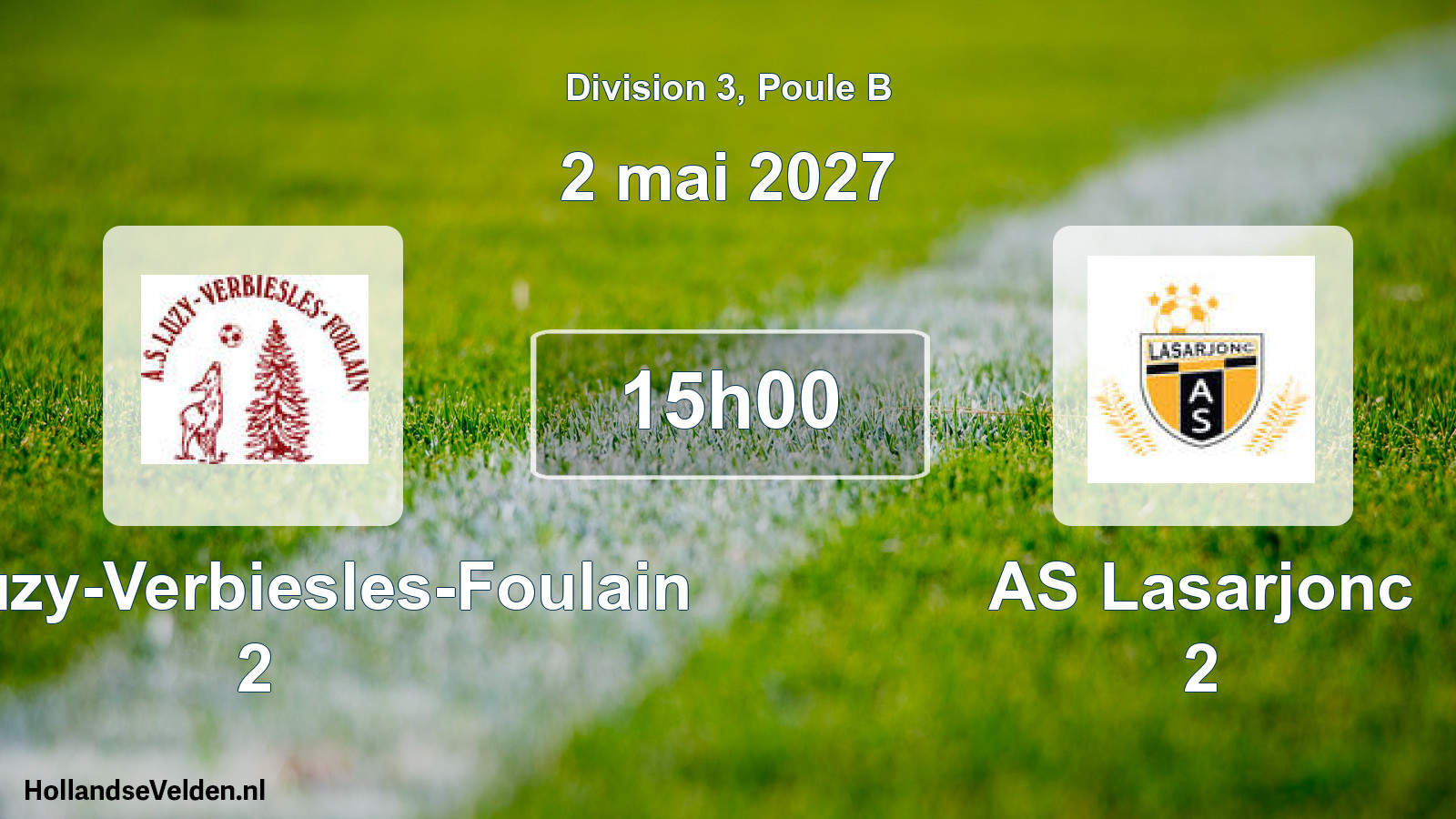 Scheduled Match: AS Luzy-Verbiesles-Foulain 2 - AS Lasarjonc 2 (2 May 2027)