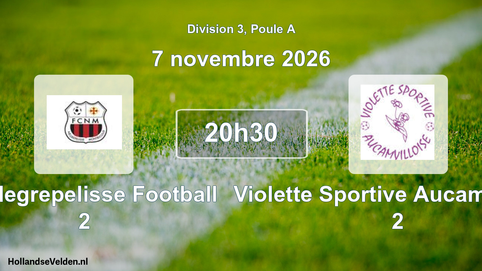 Match programmé: SC Negrepelisse Football 2 - Violette Sportive Aucamvilloise 2 (7 novembre 2026)