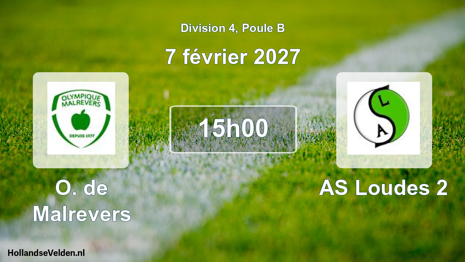Scheduled Match: O. de Malrevers - AS Loudes 2 (7 February 2027)