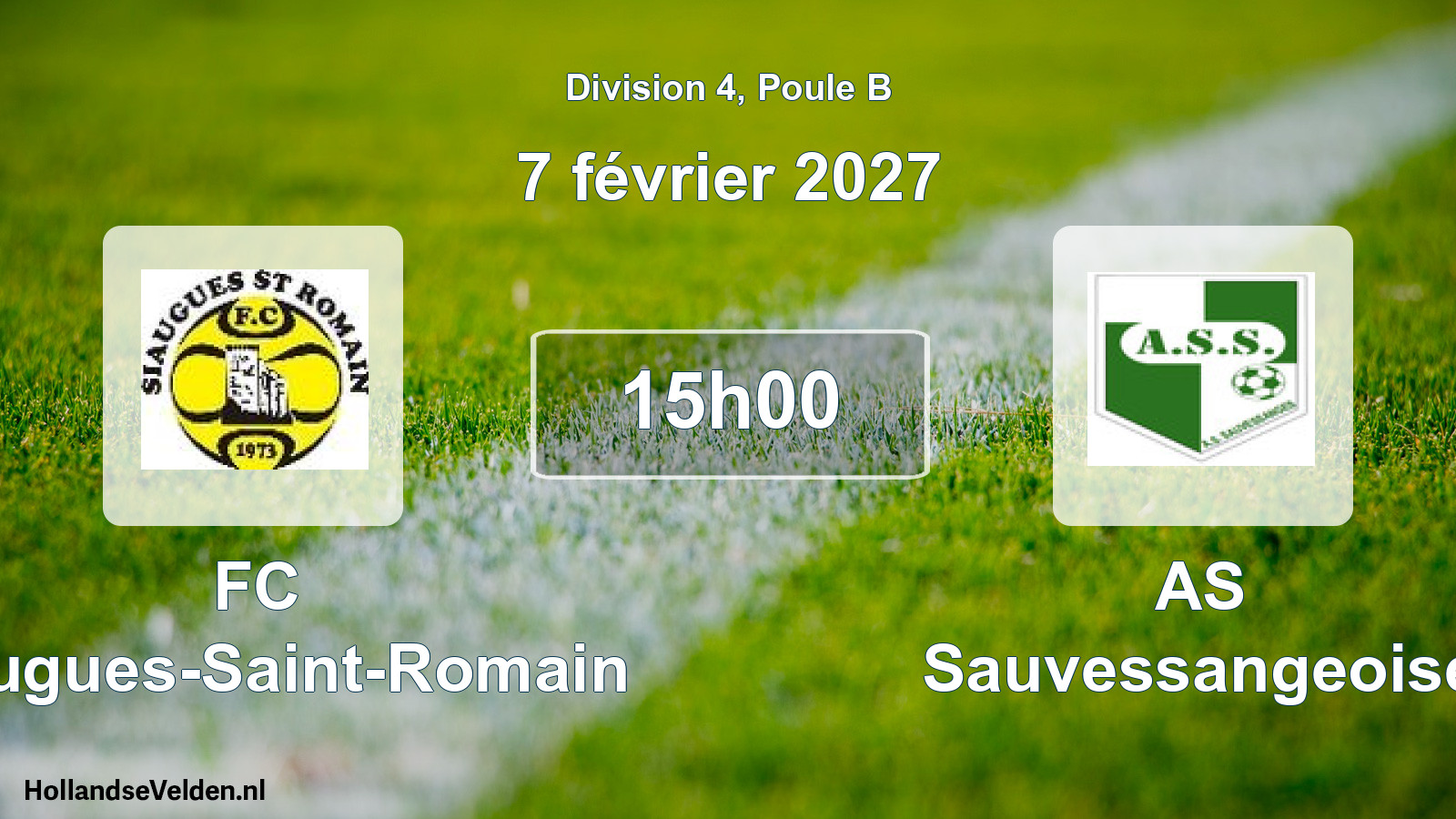 Scheduled Match: FC Siaugues-Saint-Romain - AS Sauvessangeoise (7 February 2027)