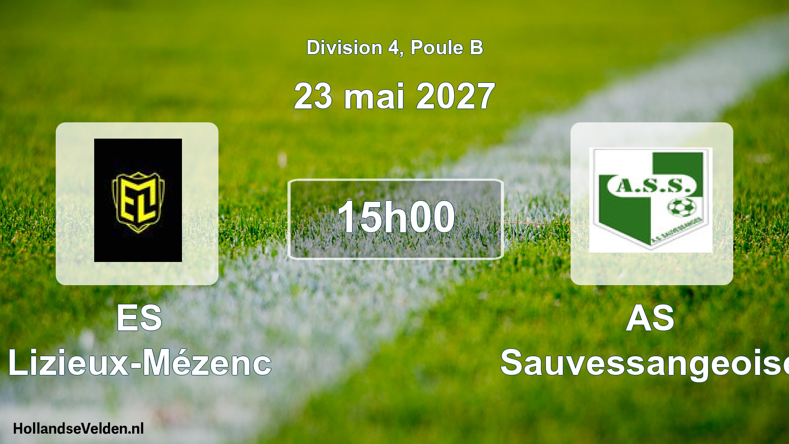 Scheduled Match: ES Lizieux-Mézenc - AS Sauvessangeoise (23 May 2027)