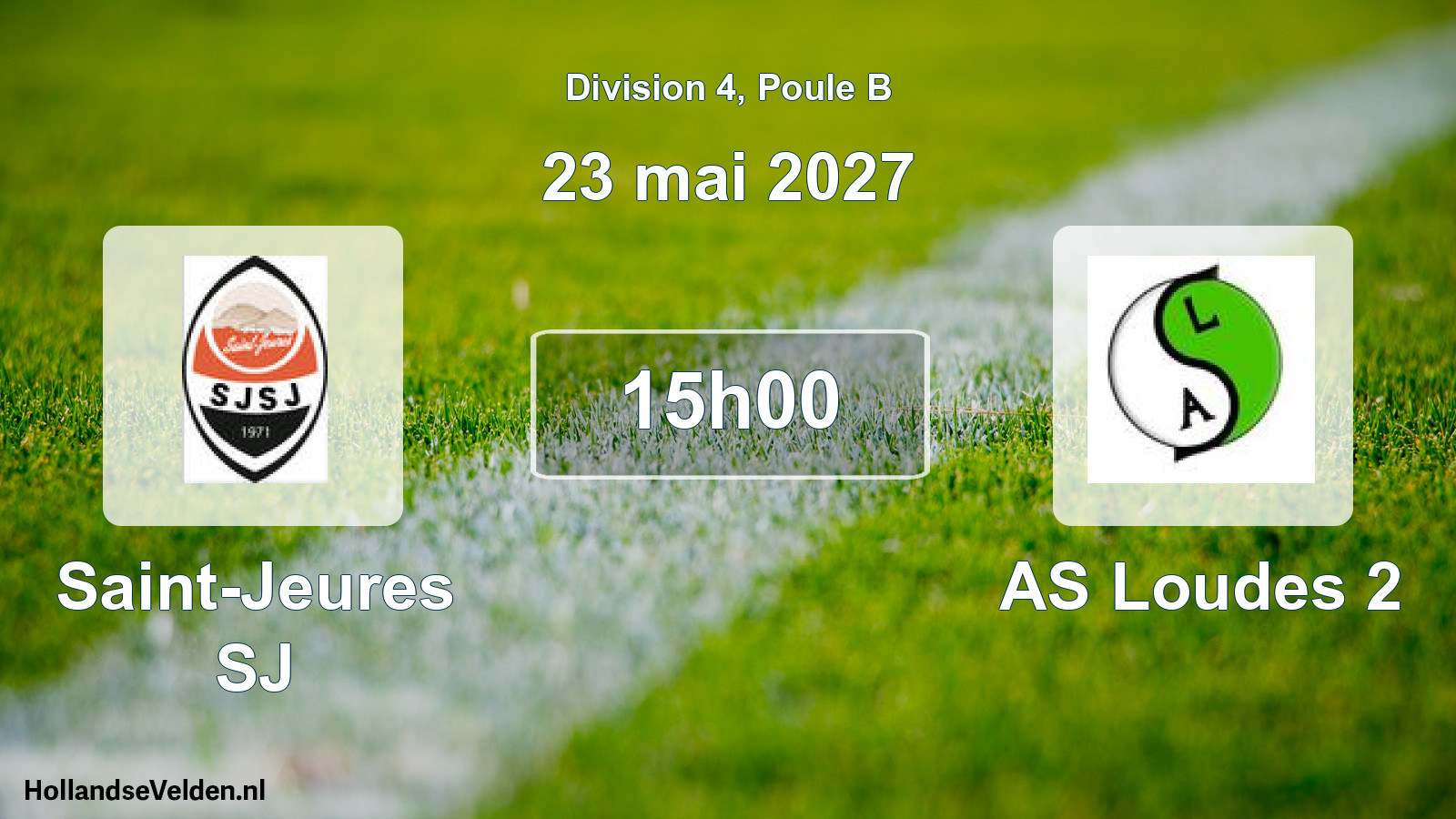 Geplande wedstrijd: Saint-Jeures SJ - AS Loudes 2 (23 mei 2027)