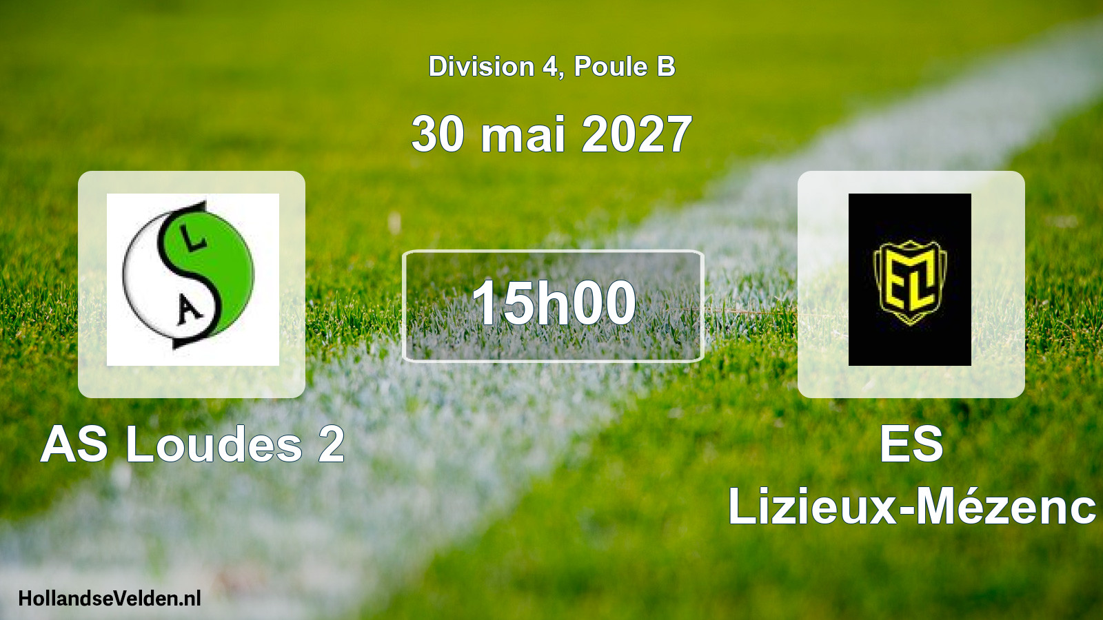 Scheduled Match: AS Loudes 2 - ES Lizieux-Mézenc (30 May 2027)