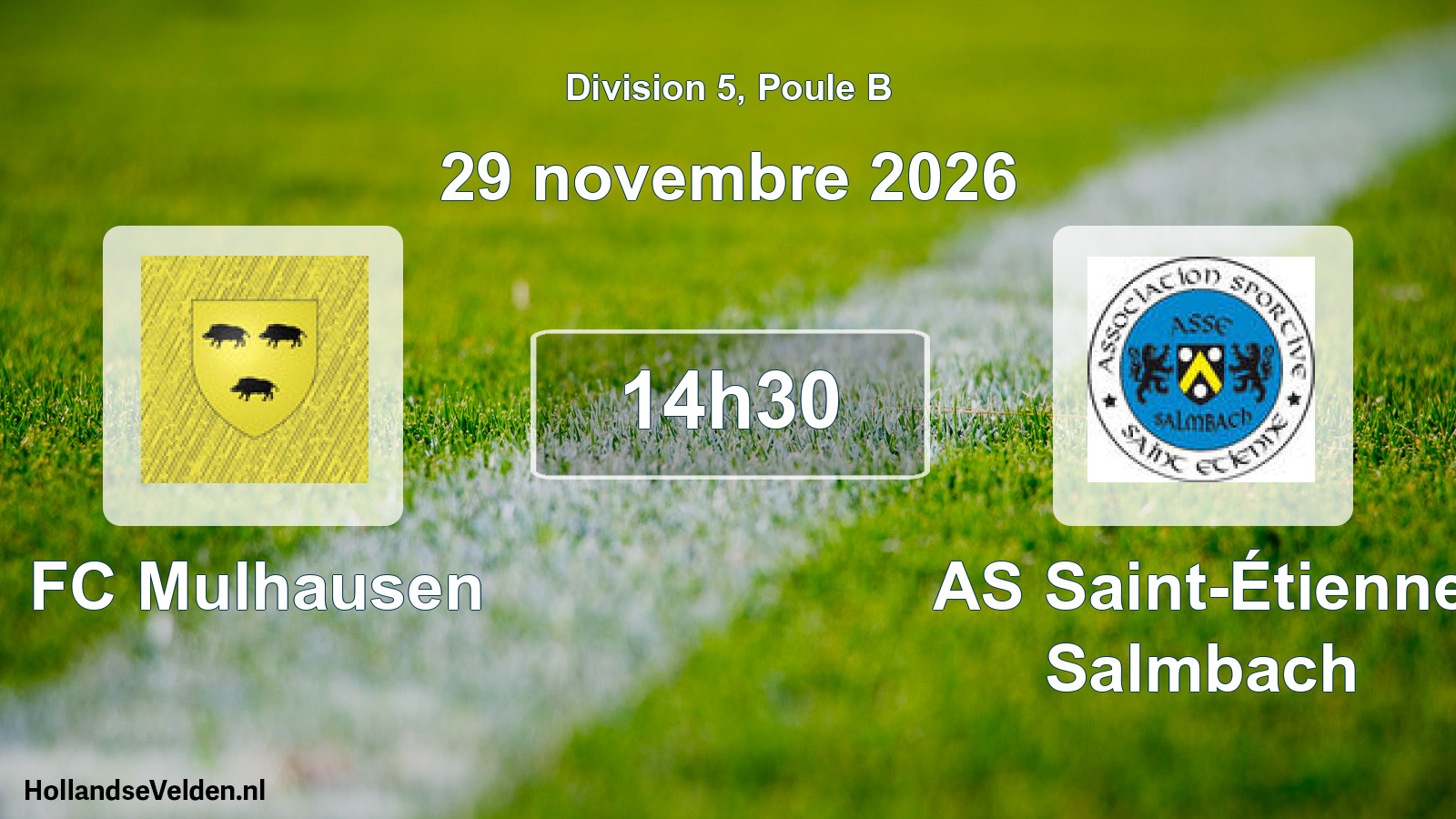 Scheduled Match: FC Mulhausen - AS Saint-Étienne Salmbach (29 November 2026)