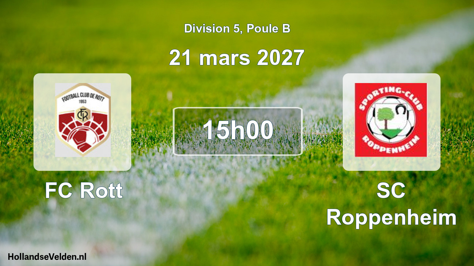 Scheduled Match: FC Rott - SC Roppenheim (21 March 2027)
