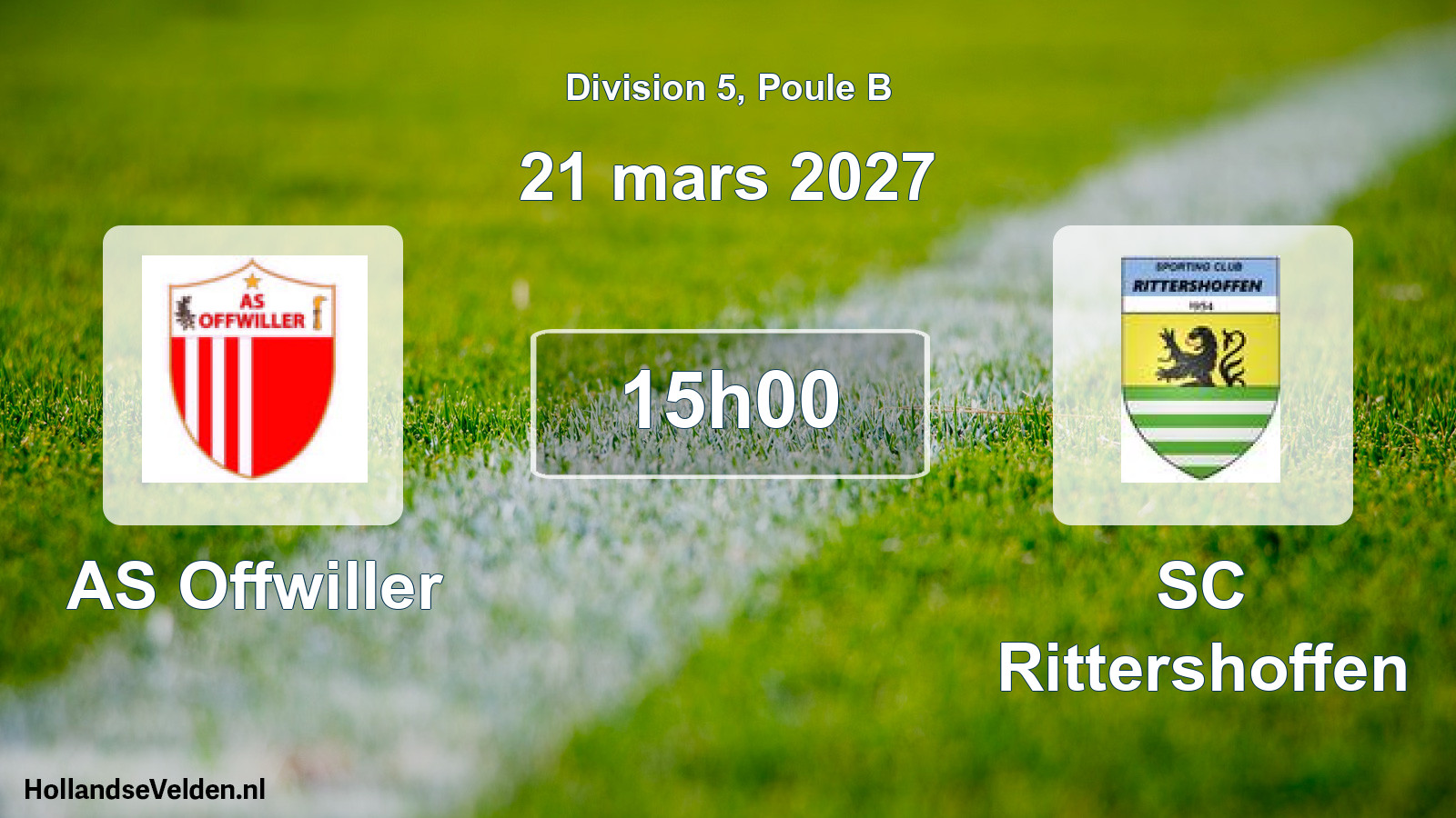 Scheduled Match: AS Offwiller - SC Rittershoffen (21 March 2027)