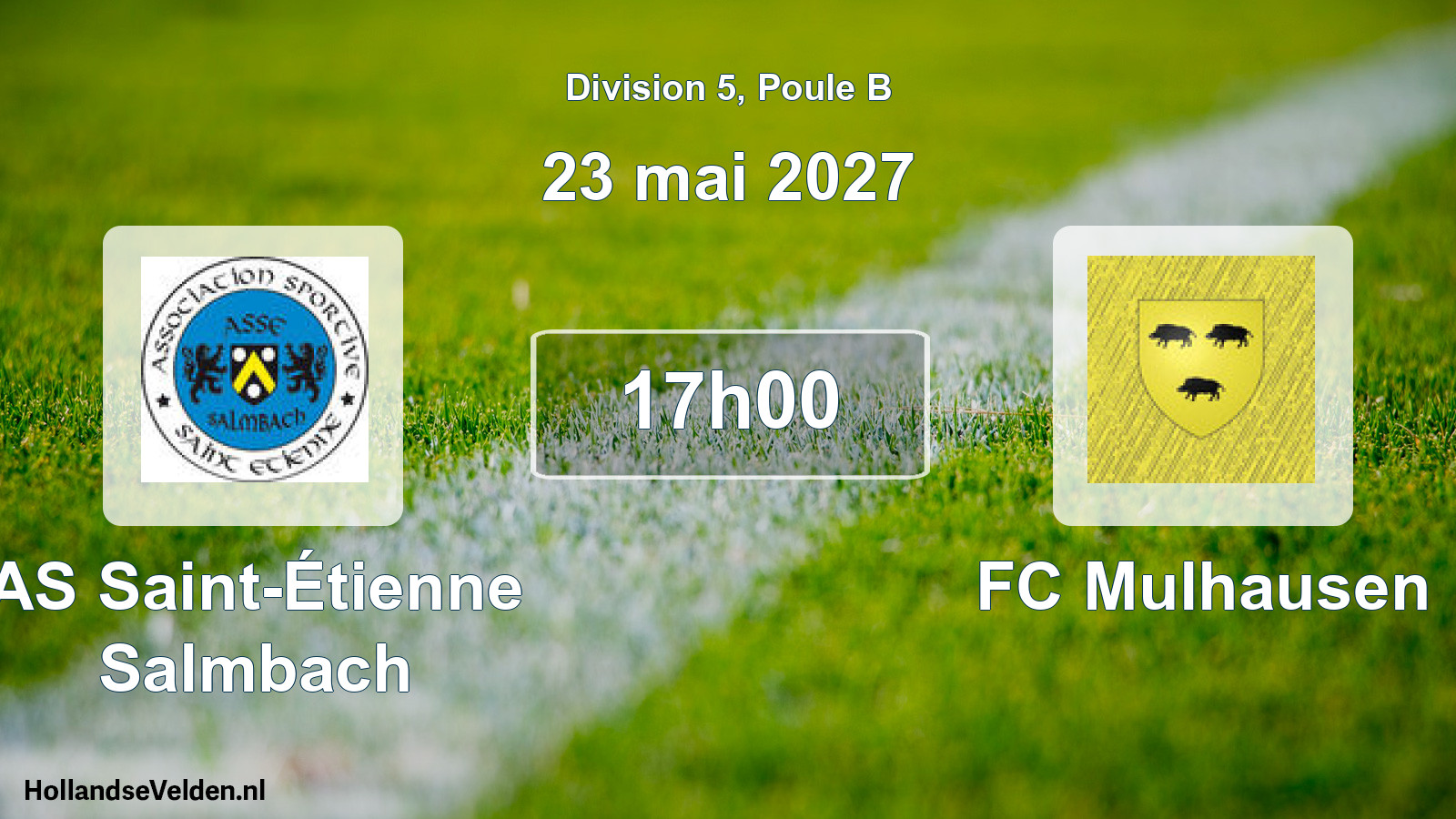 Scheduled Match: AS Saint-Étienne Salmbach - FC Mulhausen (23 May 2027)