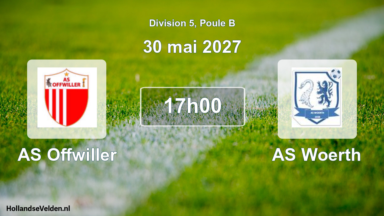 Scheduled Match: AS Offwiller - AS Woerth (30 May 2027)