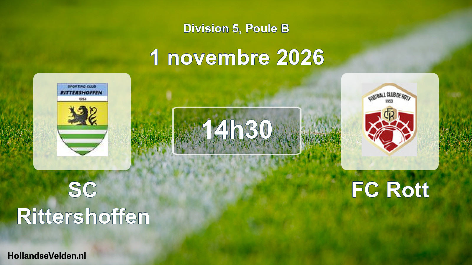 Scheduled Match: SC Rittershoffen - FC Rott (1 November 2026)