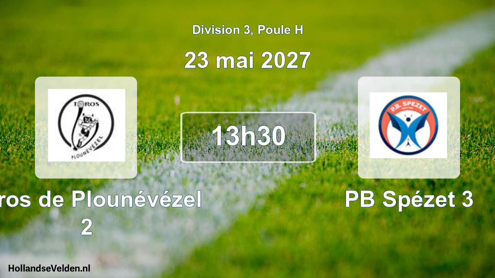 Match programmé: Toros de Plounévézel 2 - PB Spézet 3 (23 mai 2027)