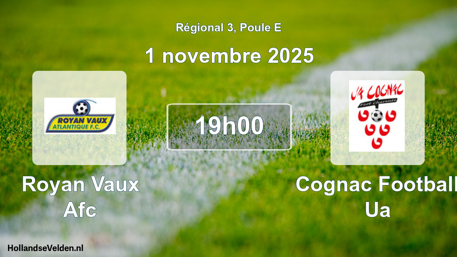 Geplande wedstrijd: Royan Vaux Afc - Cognac Football Ua (1 november 2025)