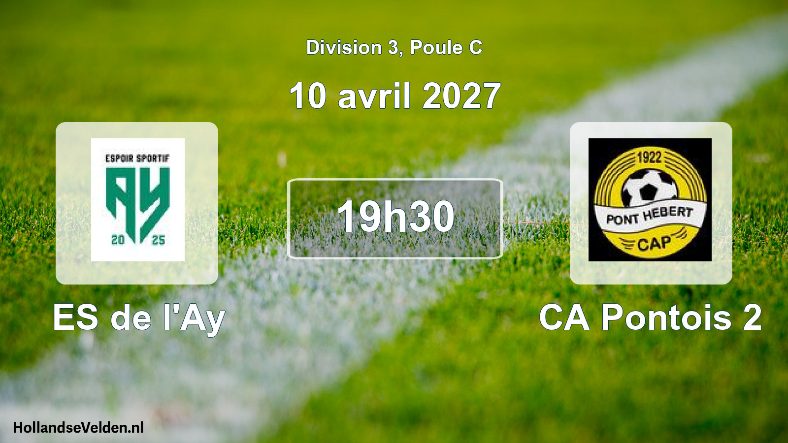 Scheduled Match: ES de l'Ay - CA Pontois 2 (10 April 2027)