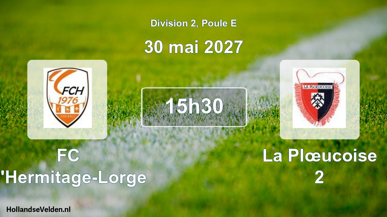 Match programmé: FC L'Hermitage-Lorge - La Plœucoise 2 (30 mai 2027)