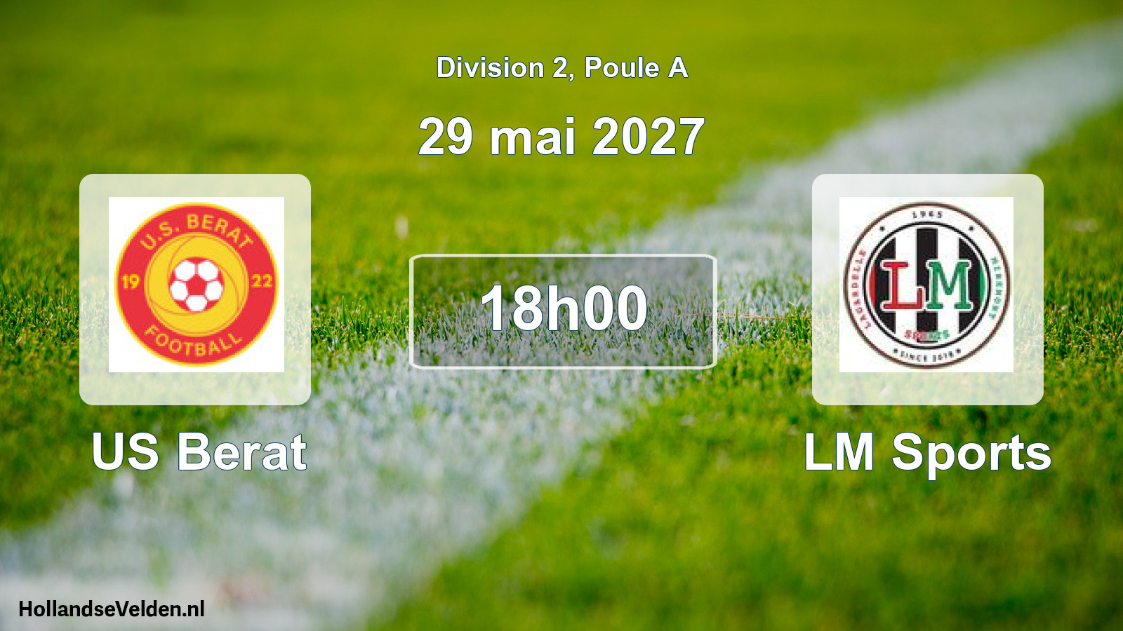 Match programmé: US Berat - LM Sports (29 mai 2027)