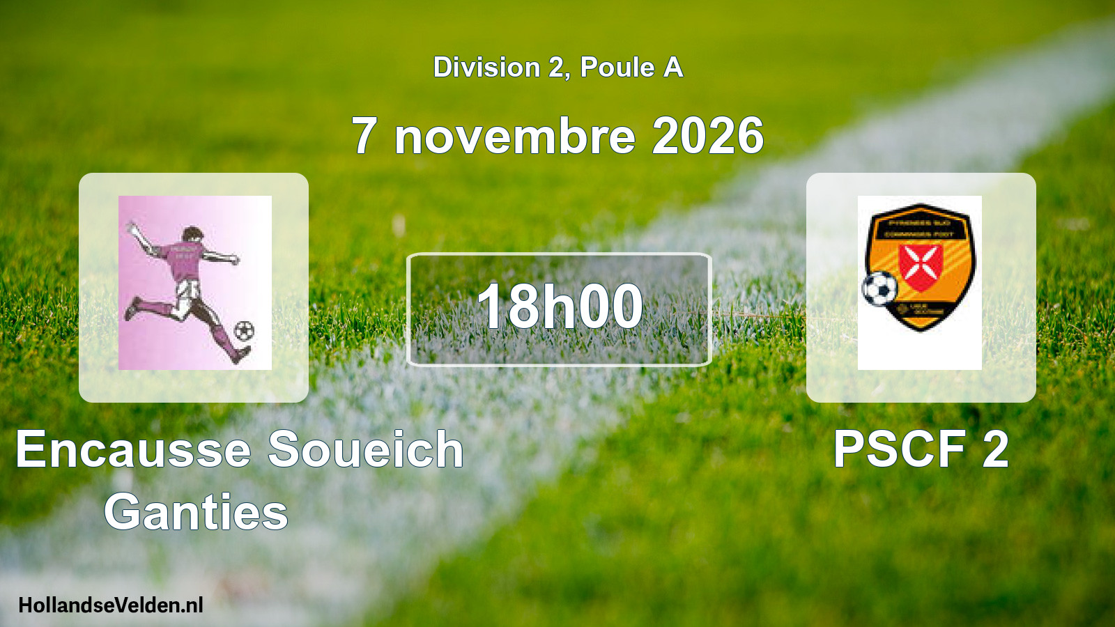 Scheduled Match: US Encausse Soueich Ganties - PSCF 2 (7 November 2026)