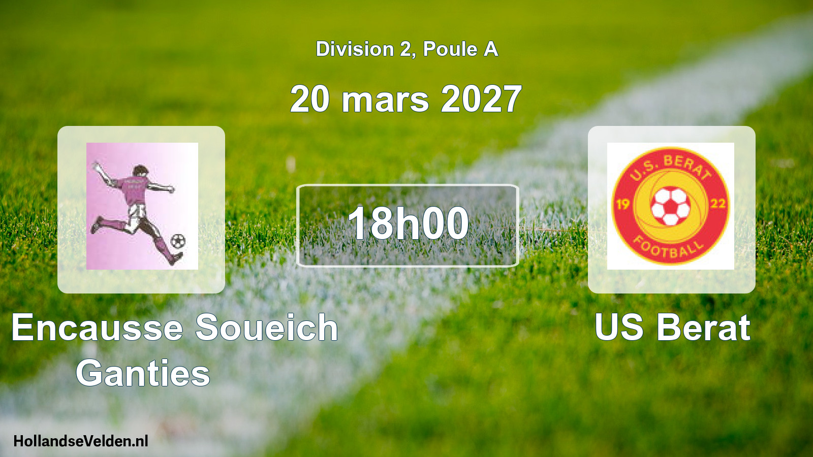 Scheduled Match: US Encausse Soueich Ganties - US Berat (20 March 2027)