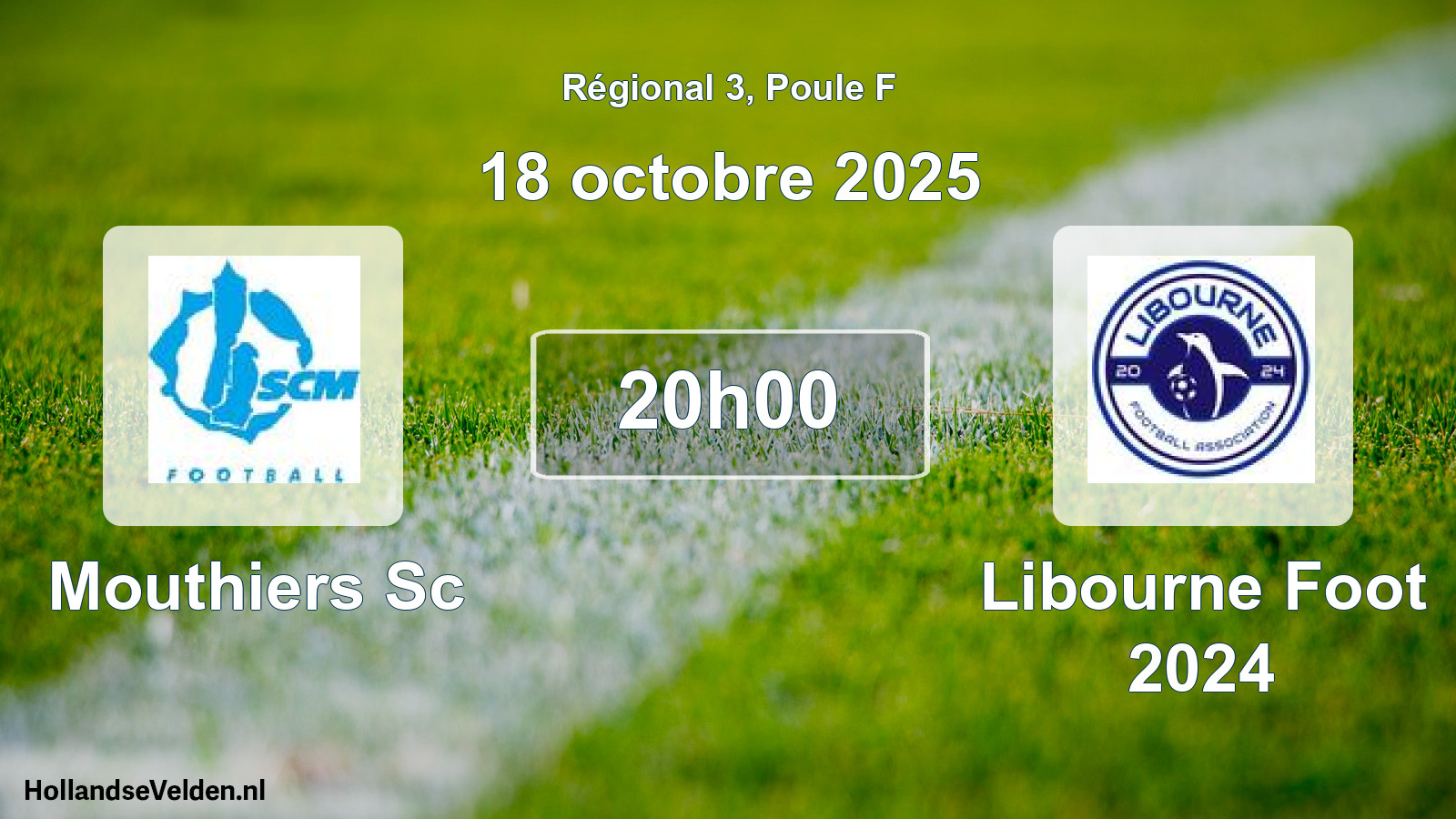 Scheduled Match: Mouthiers Sc - Libourne Foot 2024 (18 October 2025)