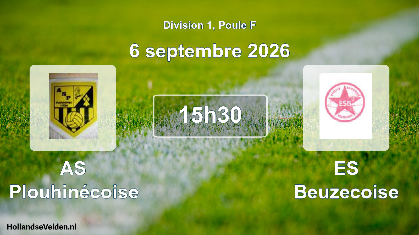 Scheduled Match: AS Plouhinécoise - ES Beuzecoise (6 September 2026)
