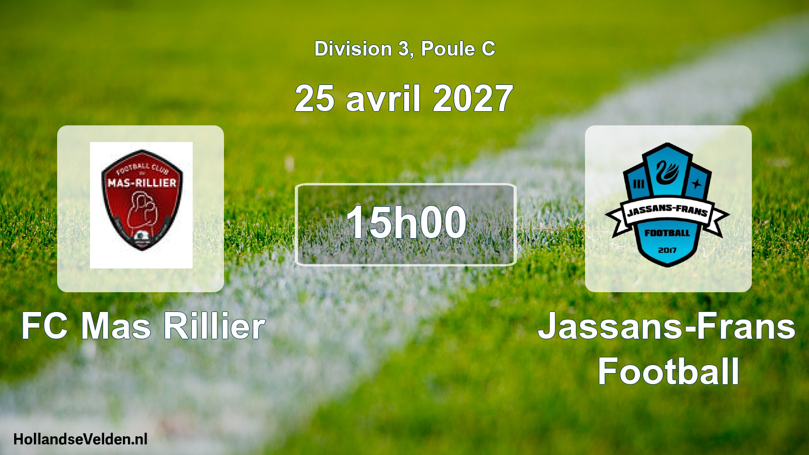 Scheduled Match: FC Mas Rillier - Jassans-Frans Football (25 April 2027)