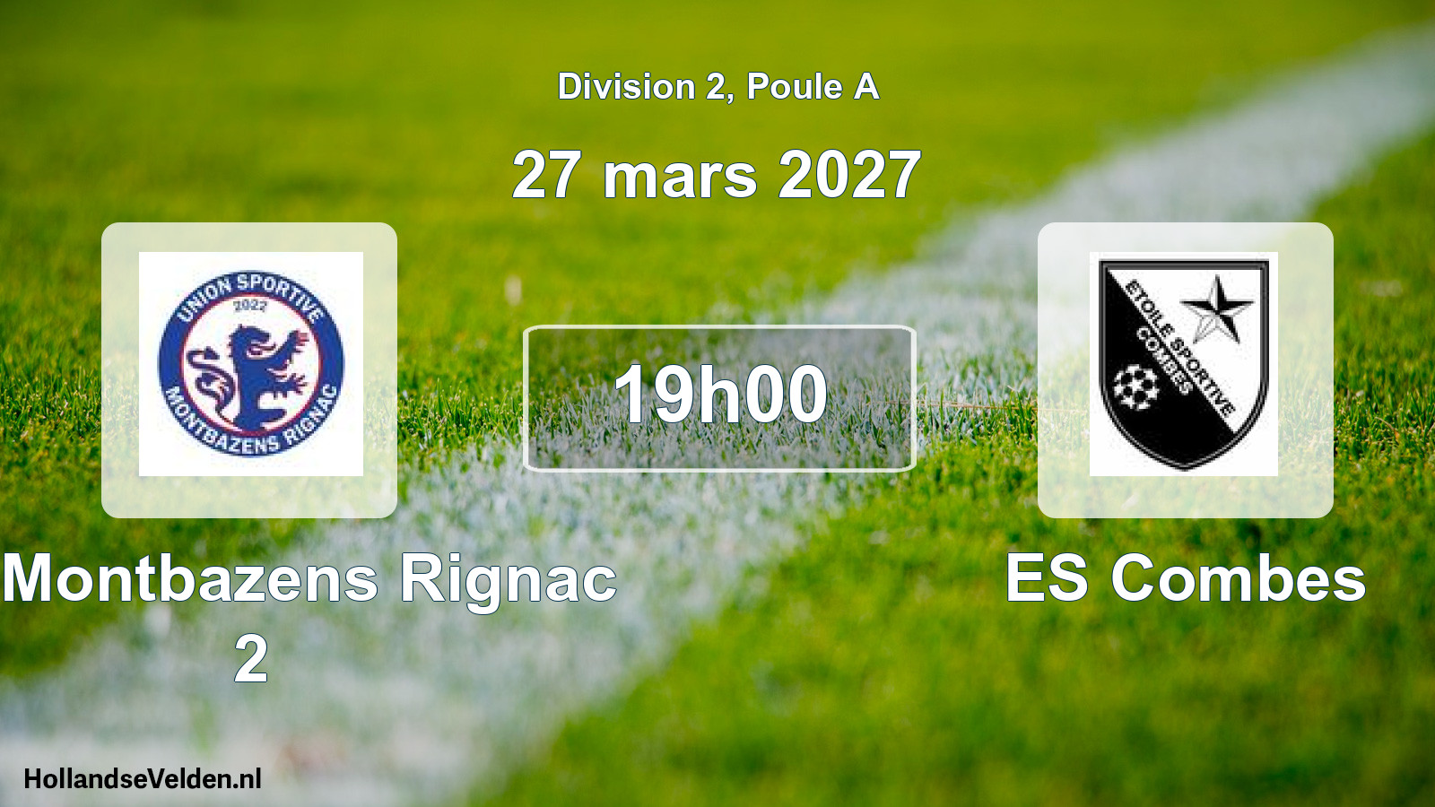 Match programmé: US Montbazens Rignac 2 - ES Combes (27 mars 2027)
