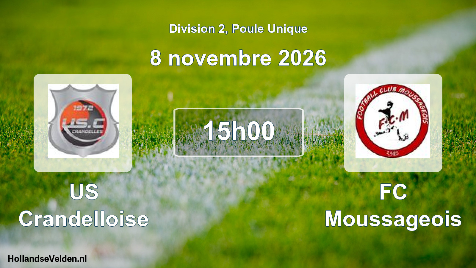 Match programmé: US Crandelloise - FC Moussageois (8 novembre 2026)