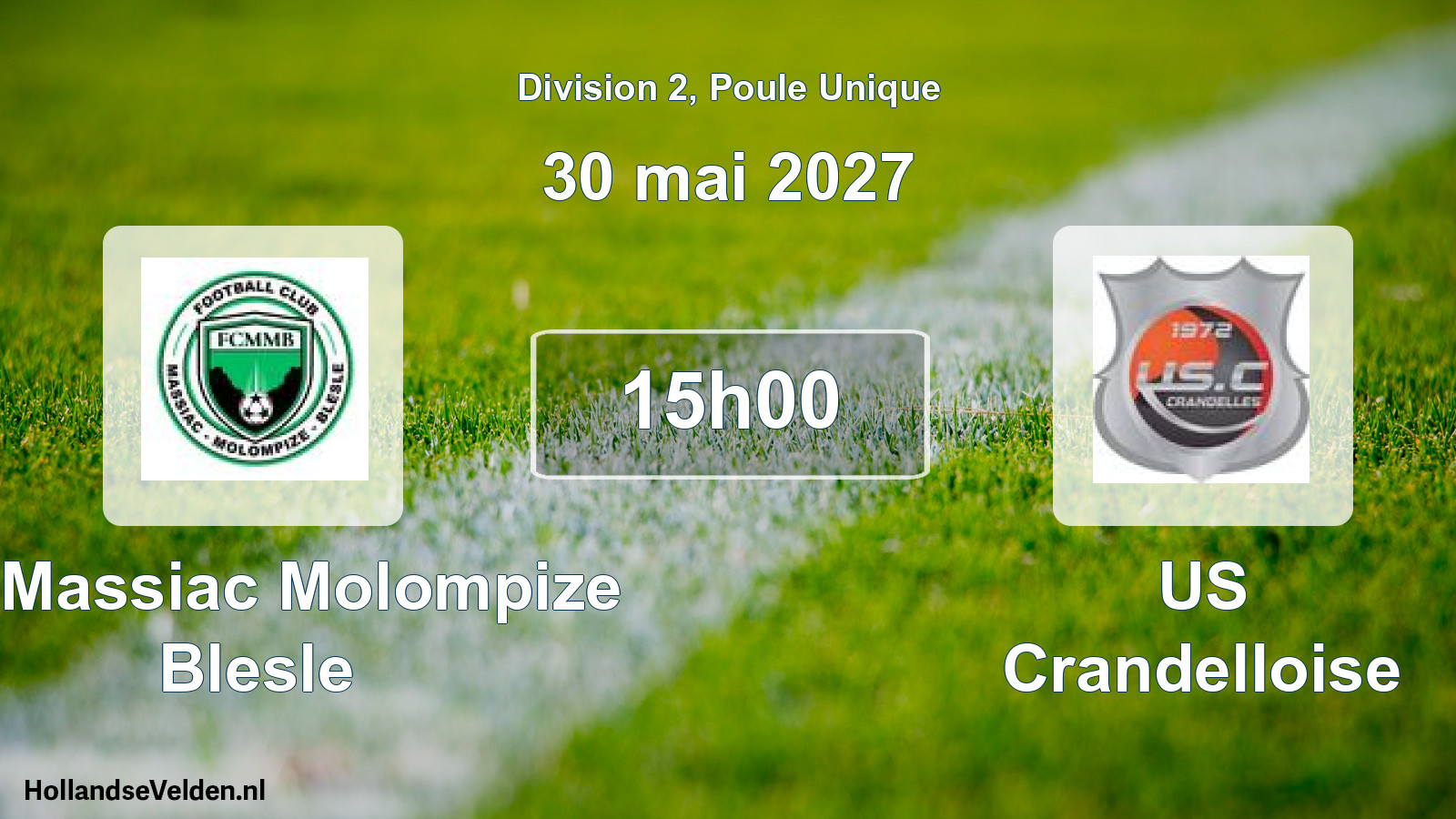 Match programmé: FC Massiac Molompize Blesle - US Crandelloise (30 mai 2027)