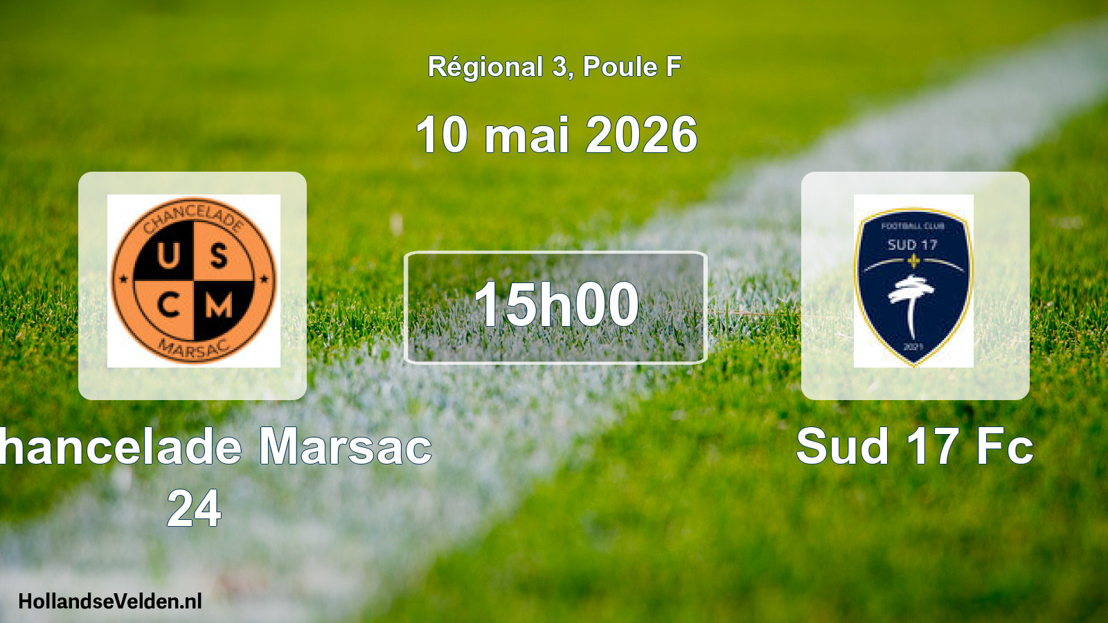 Scheduled Match: Chancelade Marsac 24 - Sud 17 Fc (10 May 2026)