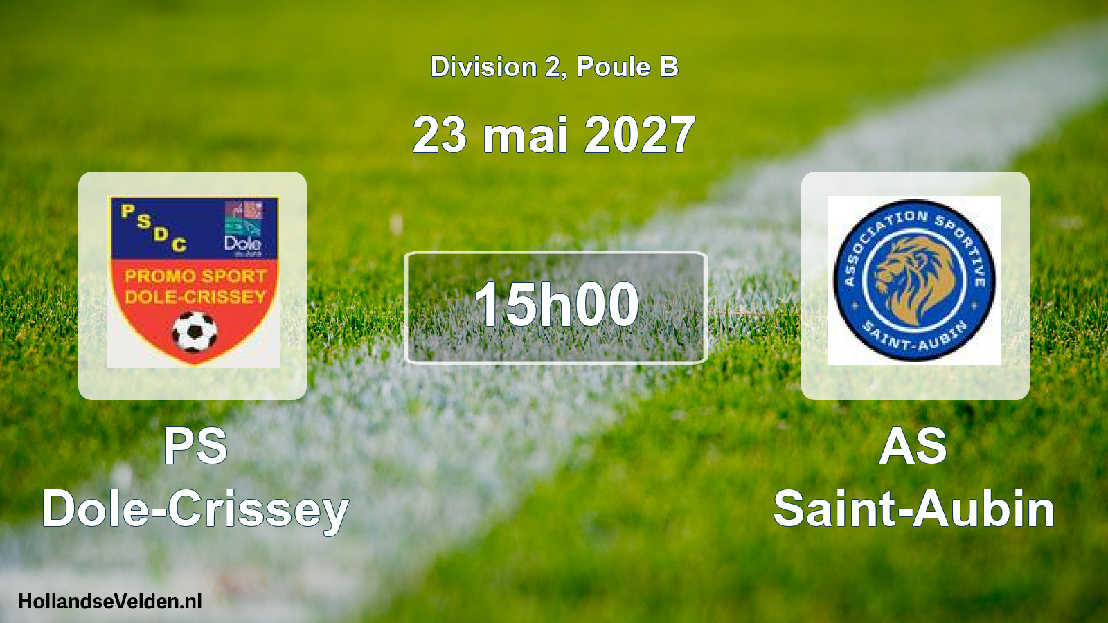 Scheduled Match: PS Dole-Crissey - AS Saint-Aubin (23 May 2027)