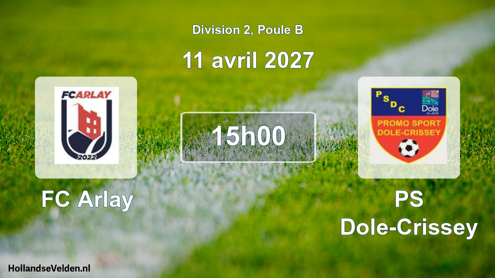 Scheduled Match: FC Arlay - PS Dole-Crissey (11 April 2027)
