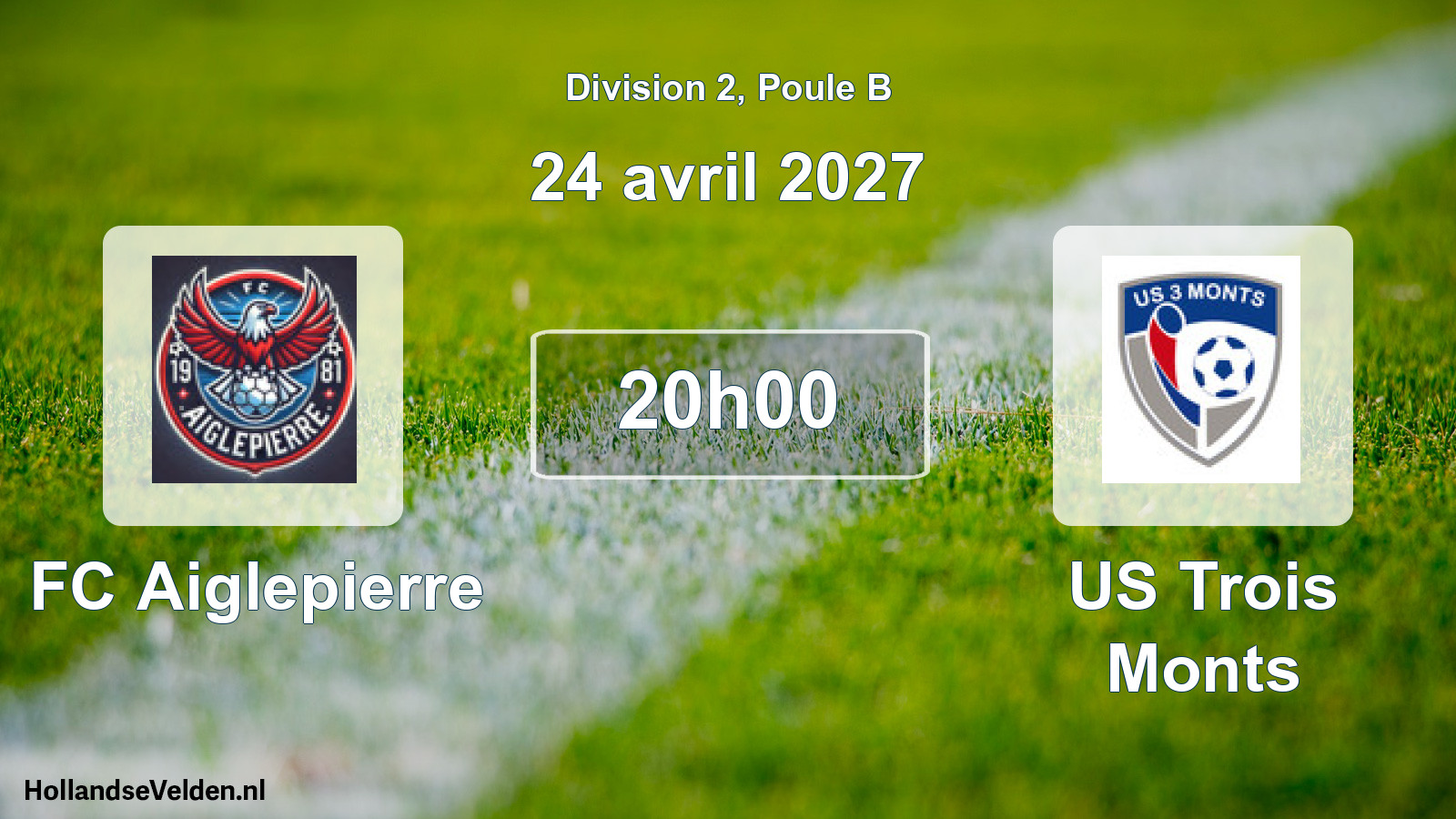 Match programmé: FC Aiglepierre - US Trois Monts (24 avril 2027)