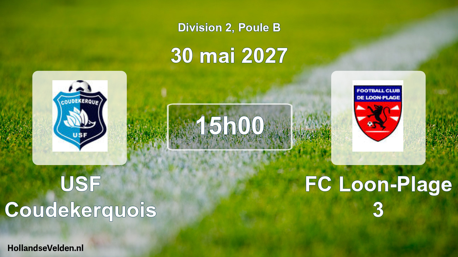 Match programmé: USF Coudekerquois - FC Loon-Plage 3 (30 mai 2027)