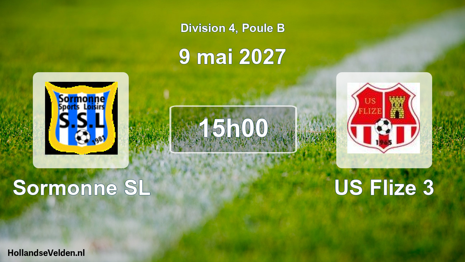 Scheduled Match: Sormonne SL - US Flize 3 (9 May 2027)