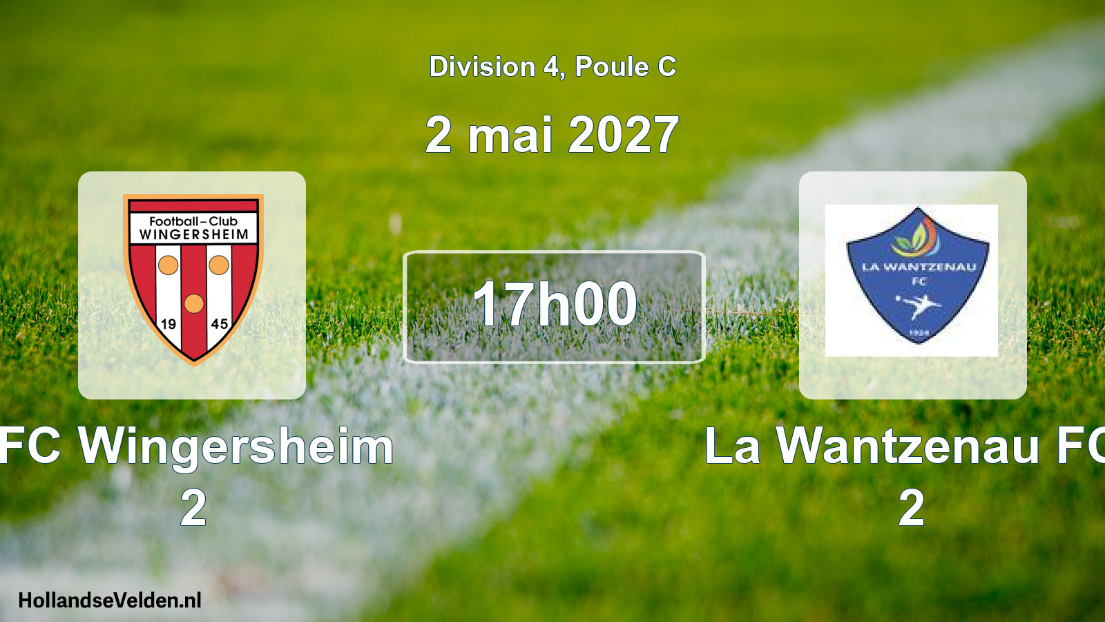 Scheduled Match: FC Wingersheim 2 - La Wantzenau FC 2 (2 May 2027)