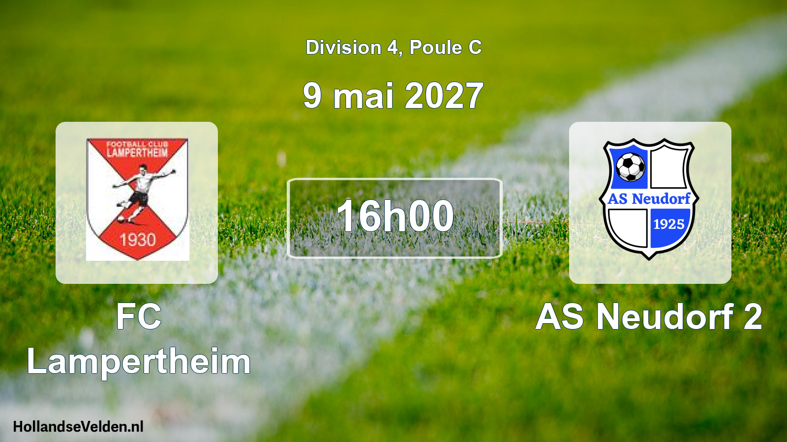 Match programmé: FC Lampertheim - AS Neudorf 2 (9 mai 2027)