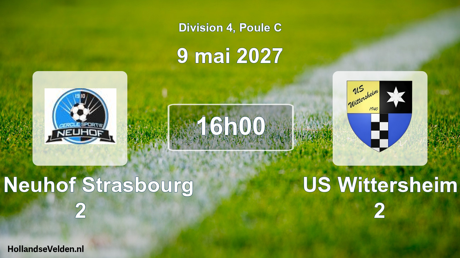 Scheduled Match: CS Neuhof Strasbourg 2 - US Wittersheim 2 (9 May 2027)