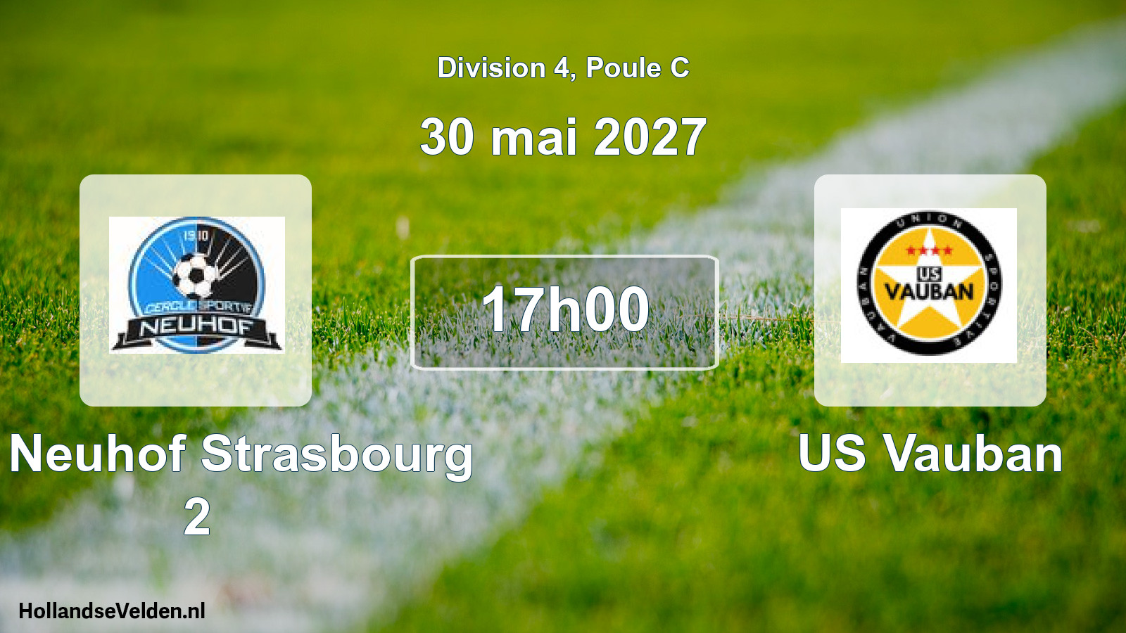 Scheduled Match: CS Neuhof Strasbourg 2 - US Vauban (30 May 2027)