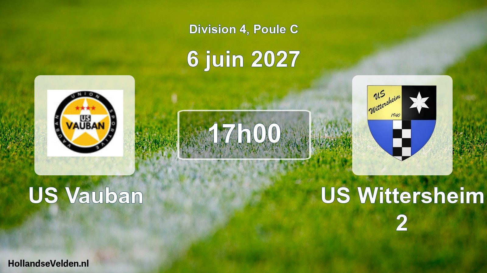 Scheduled Match: US Vauban - US Wittersheim 2 (6 June 2027)
