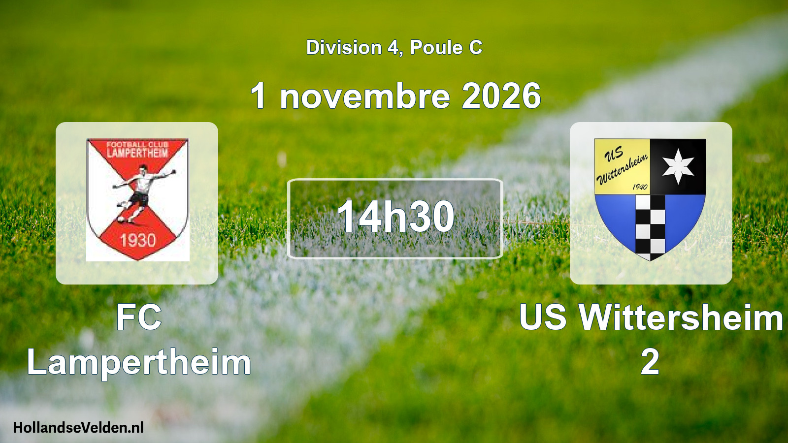Scheduled Match: FC Lampertheim - US Wittersheim 2 (1 November 2026)