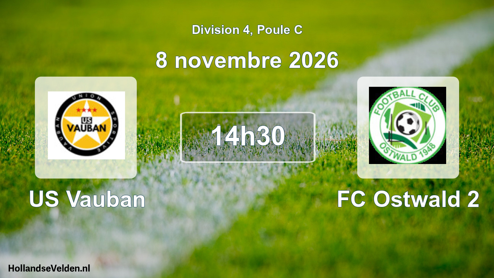 Scheduled Match: US Vauban - FC Ostwald 2 (8 November 2026)