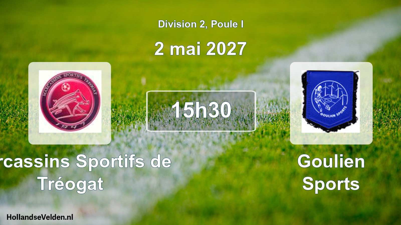 Match programmé: Marcassins Sportifs de Tréogat - Goulien Sports (2 mai 2027)