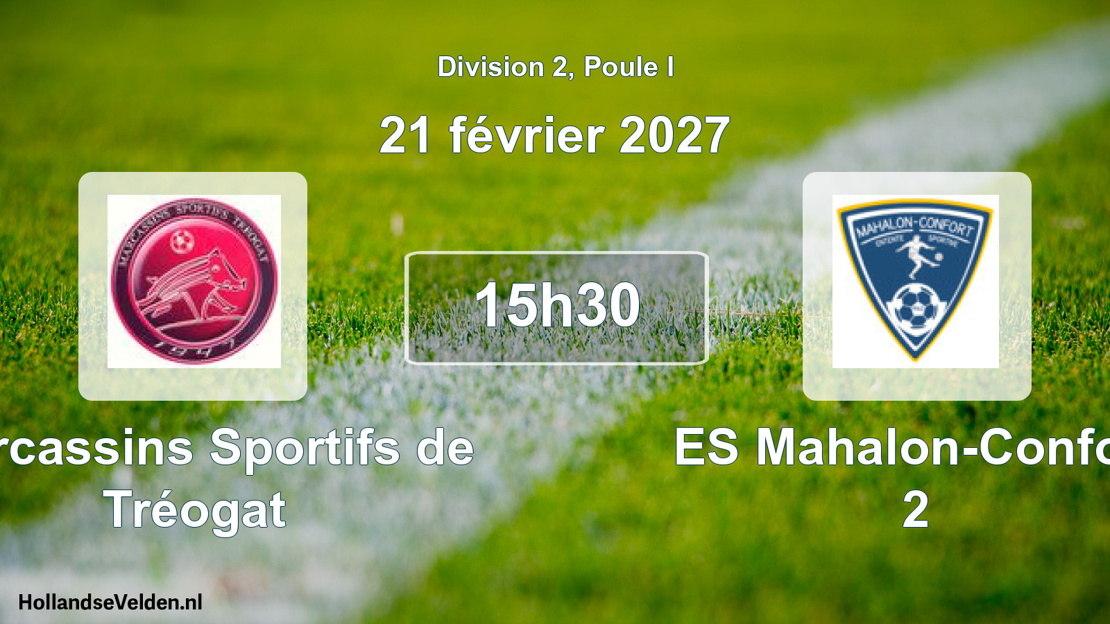 Match programmé: Marcassins Sportifs de Tréogat - ES Mahalon-Confort 2 (21 février 2027)