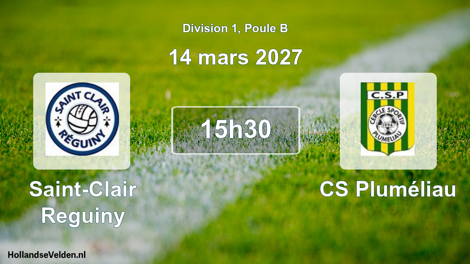 Match programmé: Saint-Clair Reguiny - CS Pluméliau (14 mars 2027)