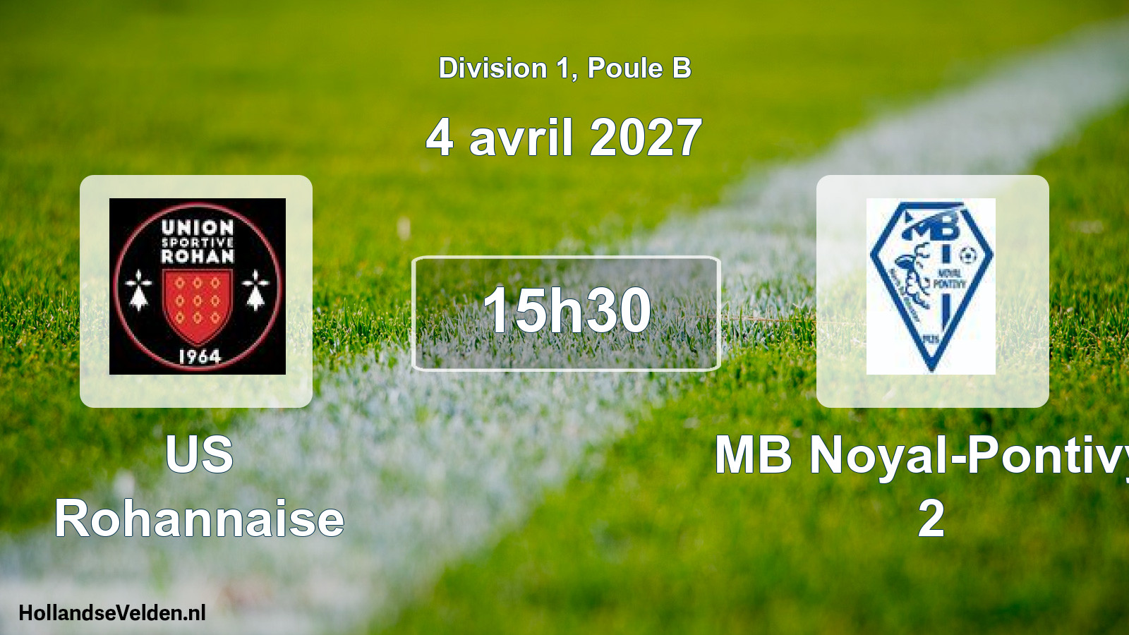 Match programmé: US Rohannaise - MB Noyal-Pontivy 2 (4 avril 2027)