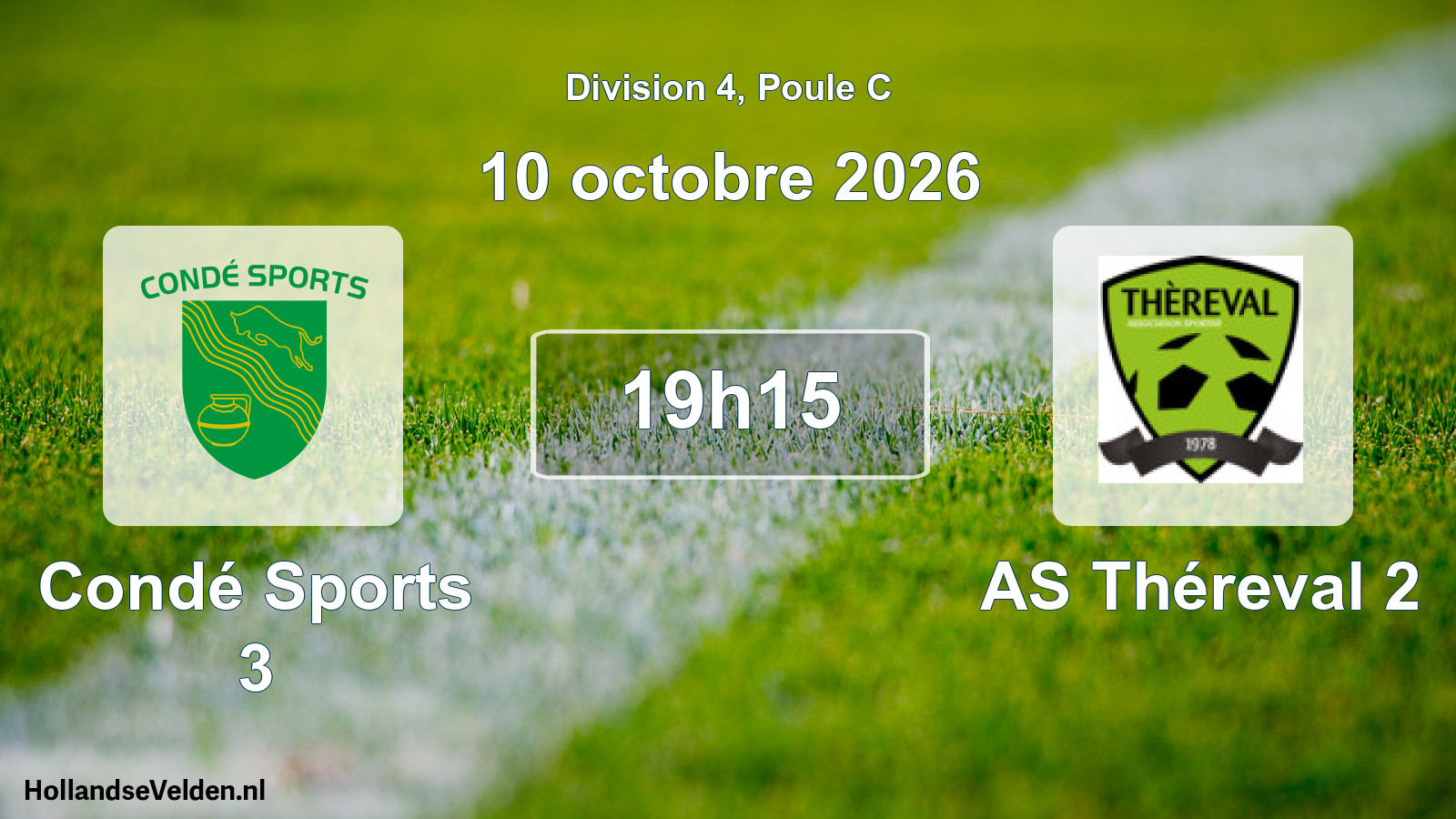 Scheduled Match: Condé Sports 3 - AS Théreval 2 (10 October 2026)