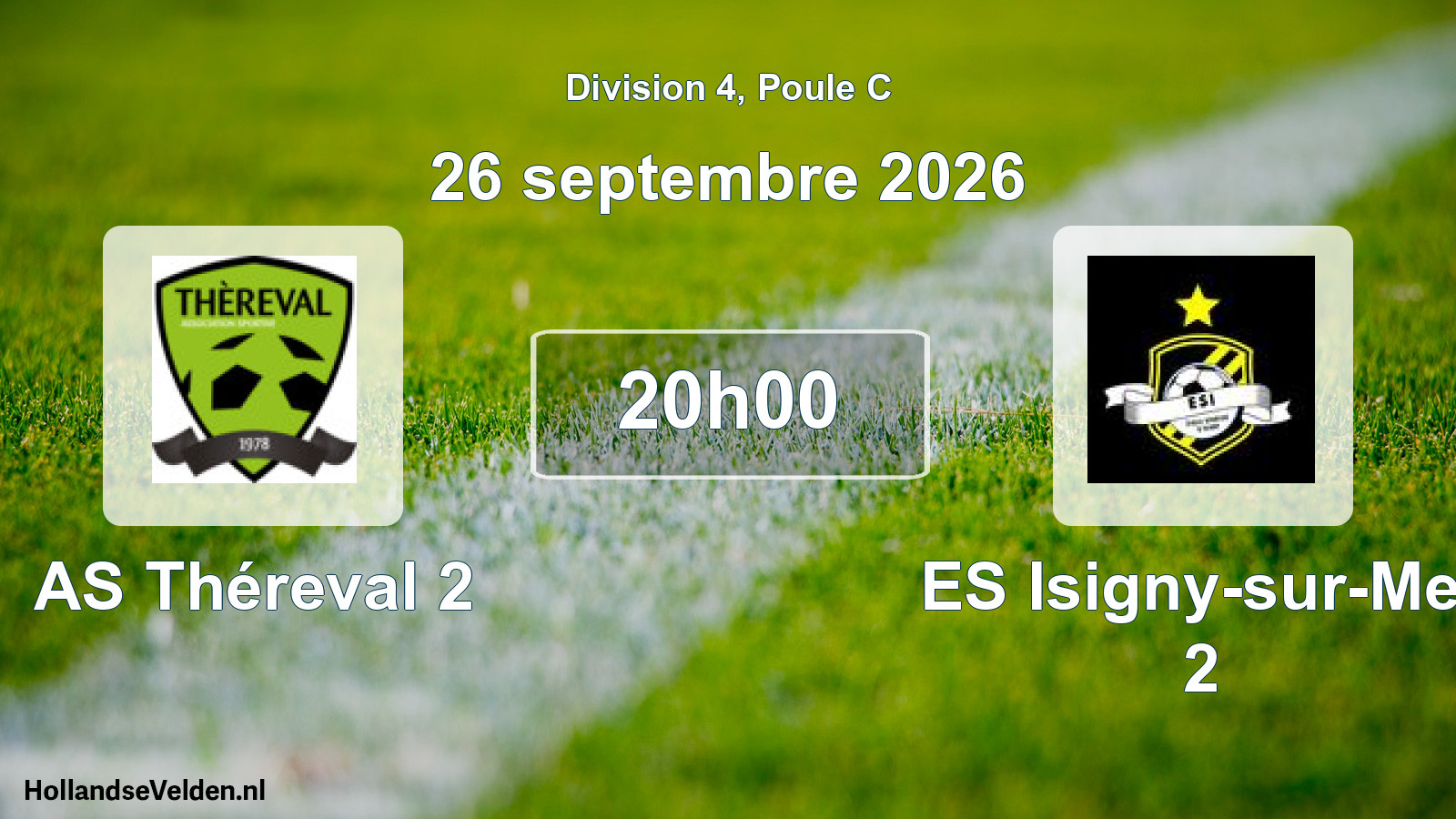 Scheduled Match: AS Théreval 2 - ES Isigny-sur-Mer 2 (26 September 2026)