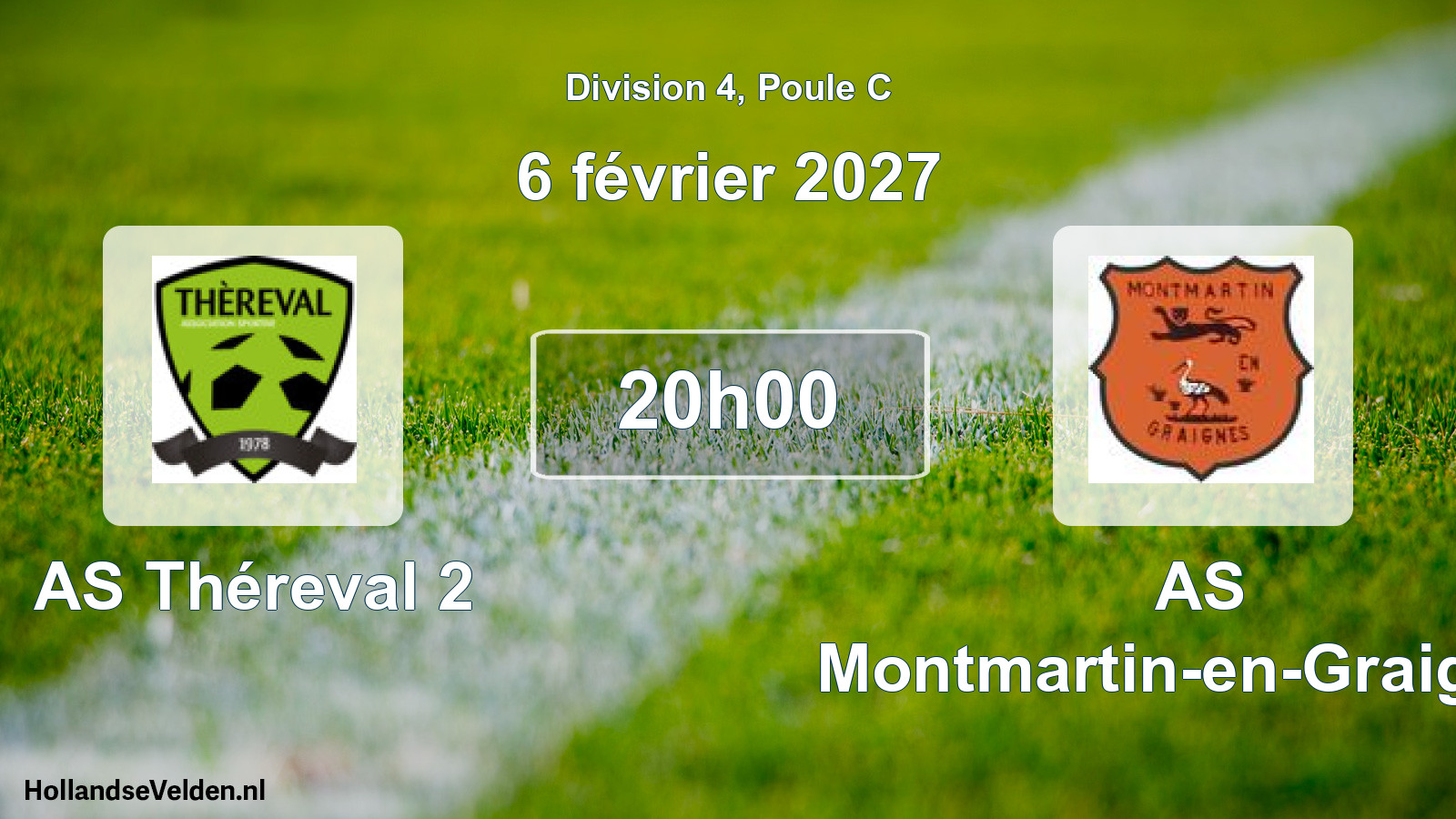 Match programmé: AS Théreval 2 - AS Montmartin-en-Graignes (6 février 2027)