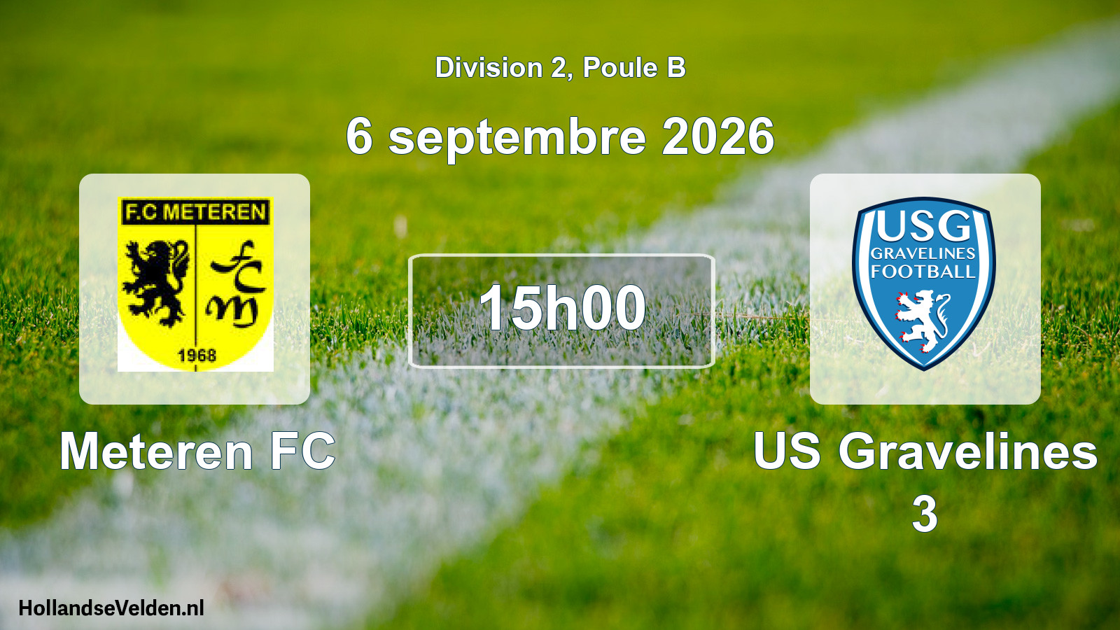 Scheduled Match: Meteren FC - US Gravelines 3 (6 September 2026)