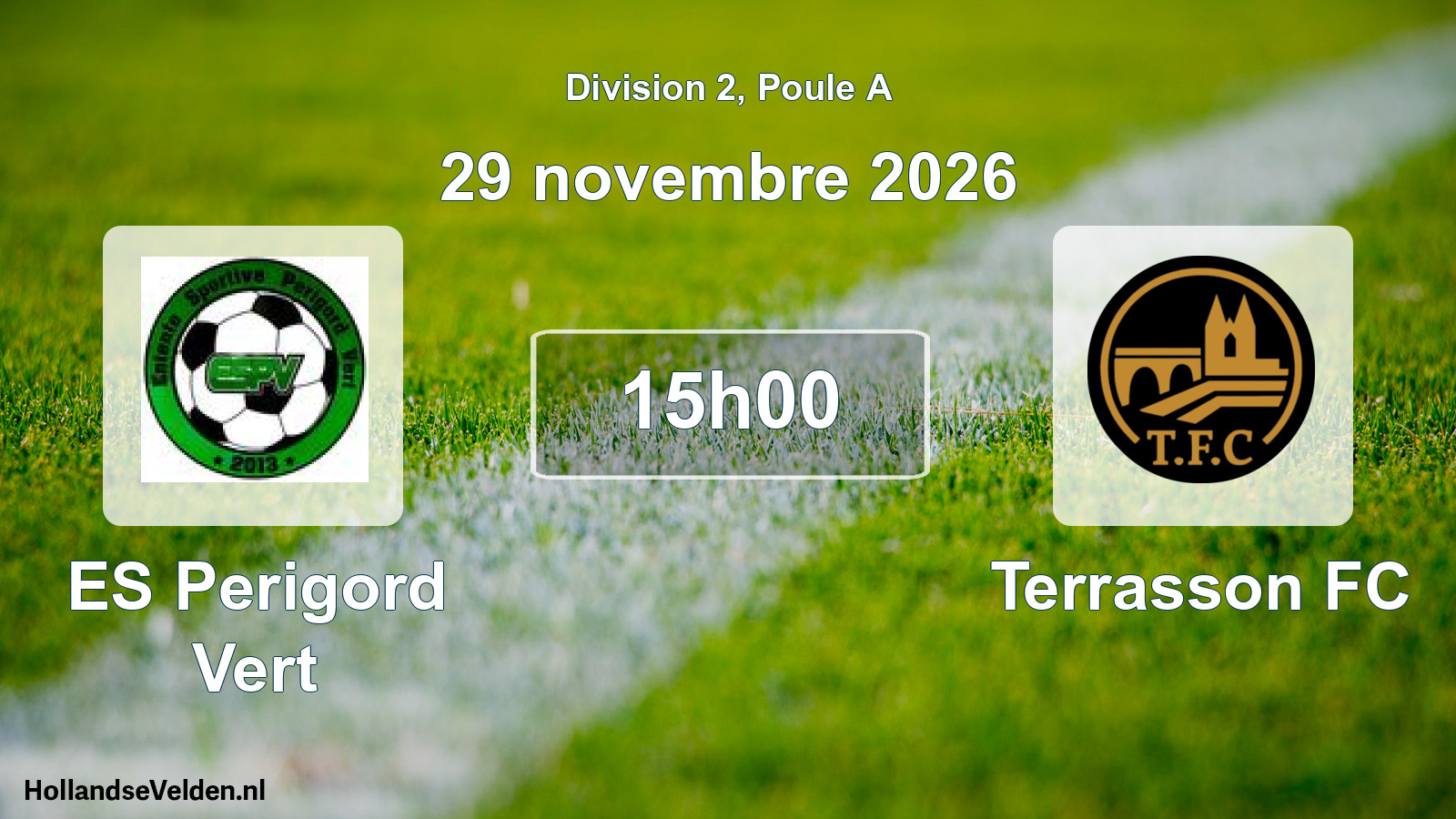 Geplande wedstrijd: ES Perigord Vert - Terrasson FC (29 november 2026)
