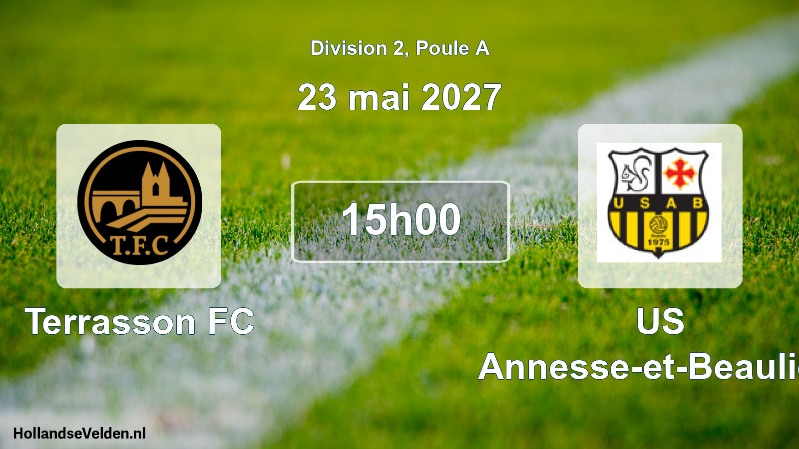 Geplande wedstrijd: Terrasson FC - US Annesse-et-Beaulieu (23 mei 2027)