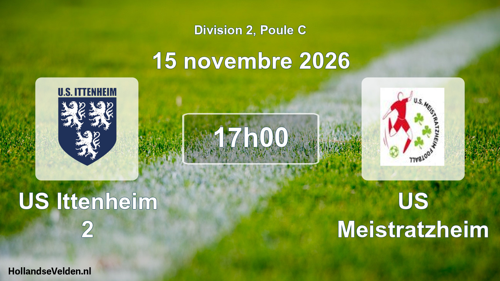 Scheduled Match: US Ittenheim 2 - US Meistratzheim (15 November 2026)
